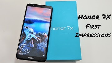 Honor 7X First Impressions & 24hrs Later