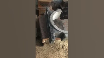 Facing job on Tos W100 horizontal boring machine