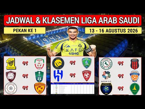 GOTO88 x kadita77 - Jadwal Lengkap Liga Arab Saudi Pekan 1 ~  AL NASSR vs AL FATEH ~ Saudi Pro League 2026
