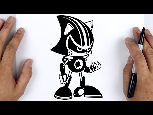 metal sonic 3.0 - Desenho de super_sonic_exe - Gartic