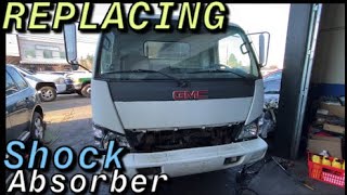 HOW TO REPLACE SHOCKS ON A 2006 - 2007 GMC W4500