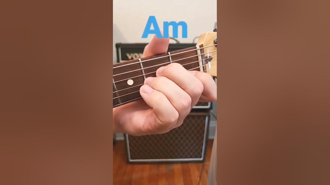 How to hold A minor chord on Guitar? #guitarlesson