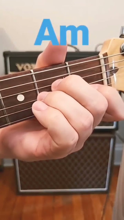 How to hold A minor chord on Guitar? #guitarlesson