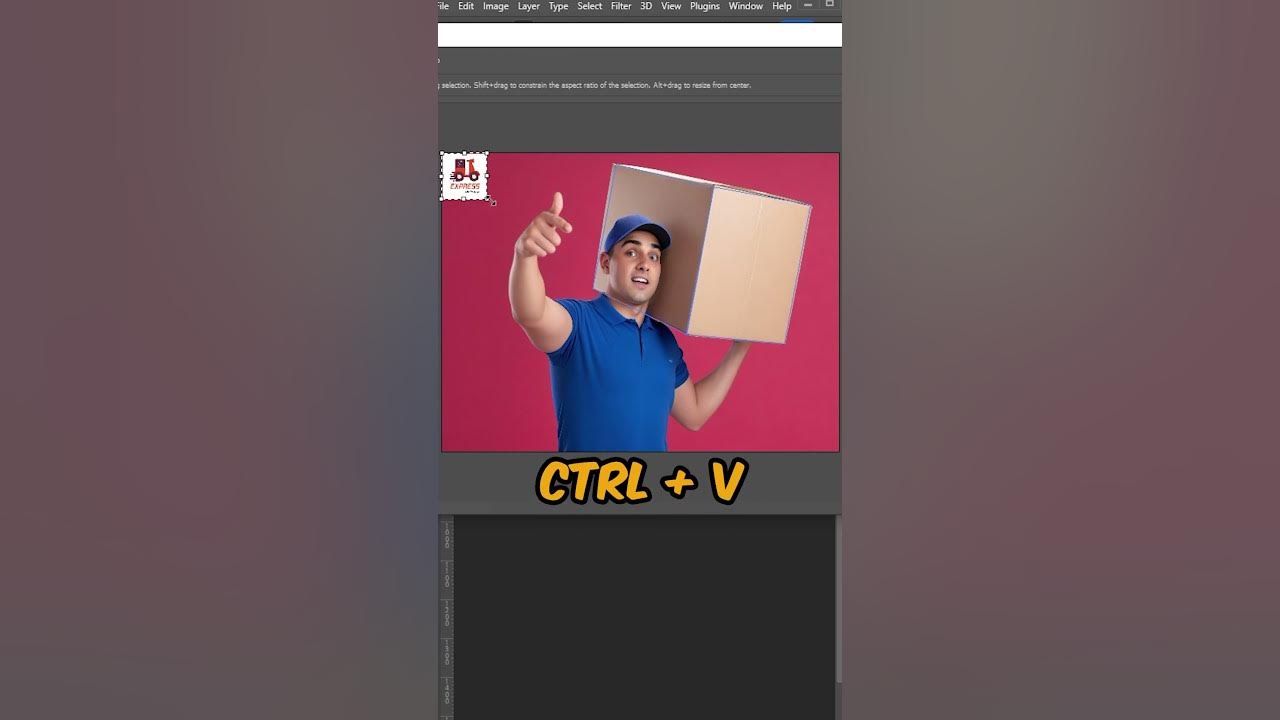 How to Create a Box Mockup Design in Photoshop #shorts #photoshop