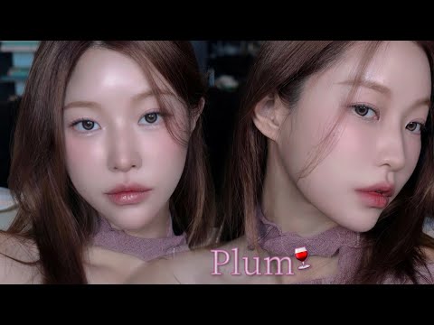 가벼운데 분위기 있는💜맑은 플럼 메이크업🫧🍇 +태국 촬영 다녀온 썰,,, | 소윤Soyoon