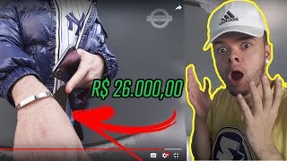 26.000 REAIS EM UMA PULSEIRA !!! REAGINDO A QUANTO CUSTA O OUTFIT Ep 3