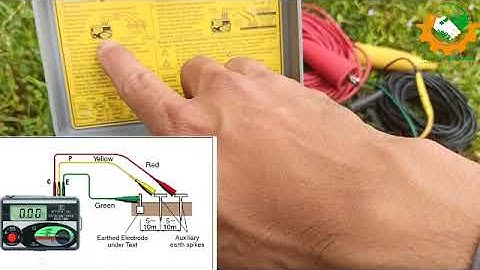 Hướng dẫn đo điện trở nối đất - Máy đo điện trở đất Kyoritsu 4105A