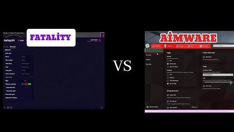Aimware.net Cracked VS Fatality.win CS2 HvH