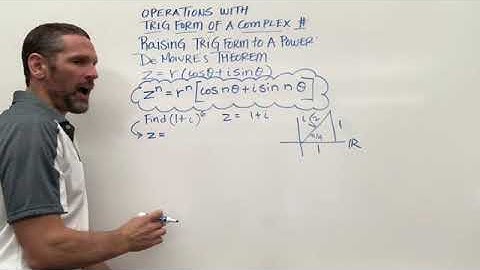 DeMoivre’s Theorem