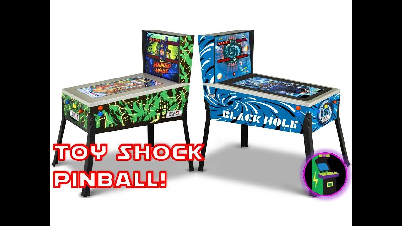 Toy Shock 21C Digital Black Hole & Haunted House Pinball Gameplay