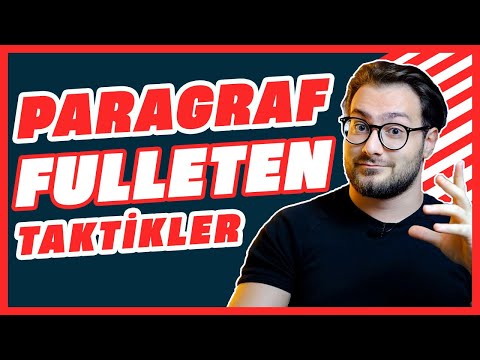 TYT TÜRKÇE NASIL FULLENİR? (Hızlı) Paragraf taktikleri