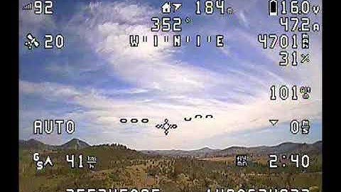 Skyhunter Omnibus F4 Arduplane Test