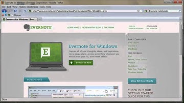 Evernote Tutorial #1 - The Basics
