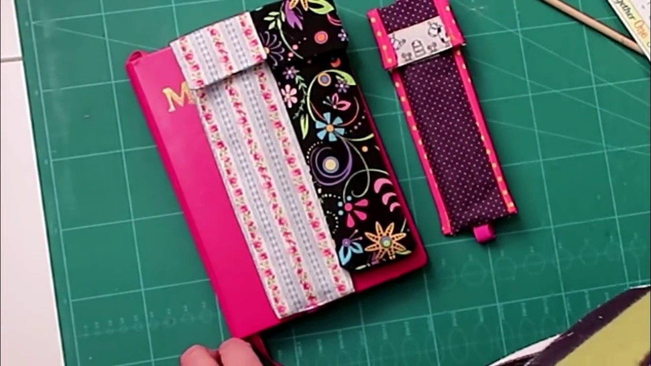 Journal Pen Holder  Pen holder diy, Diy holder, Diy sewing projects