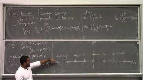 Math 391 Lecture 24 - Fourier Series; Sturm-Liouville Theory; and the Eigenvalue problem