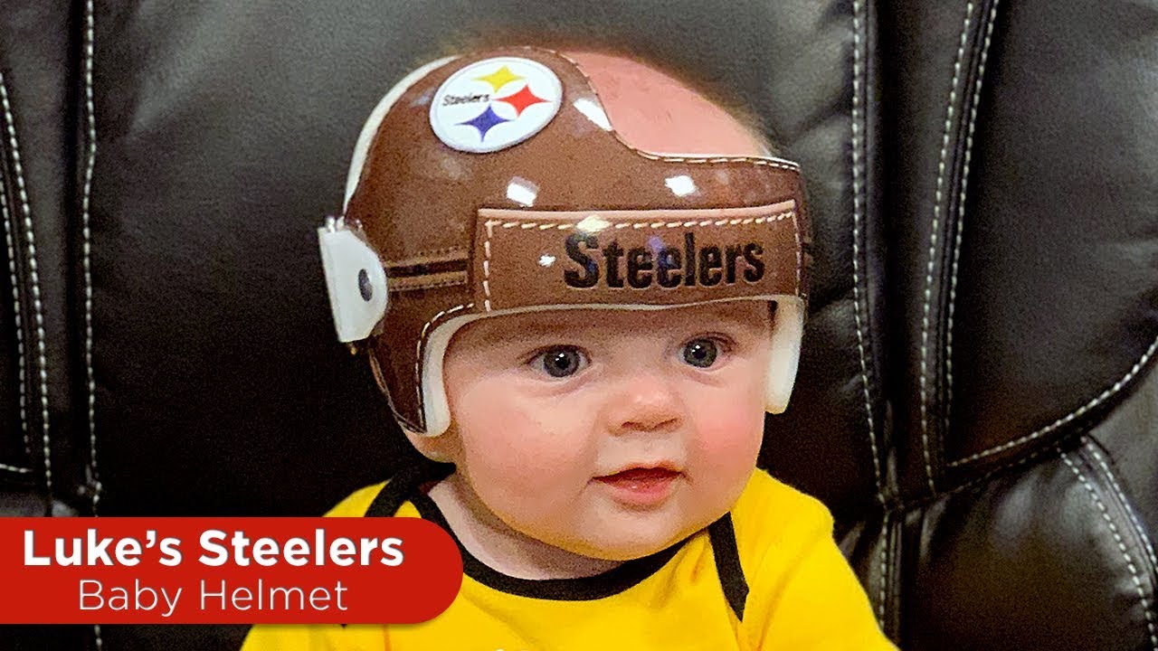 bell custom 500 helmets uk Luke's Steelers Baby Helmet