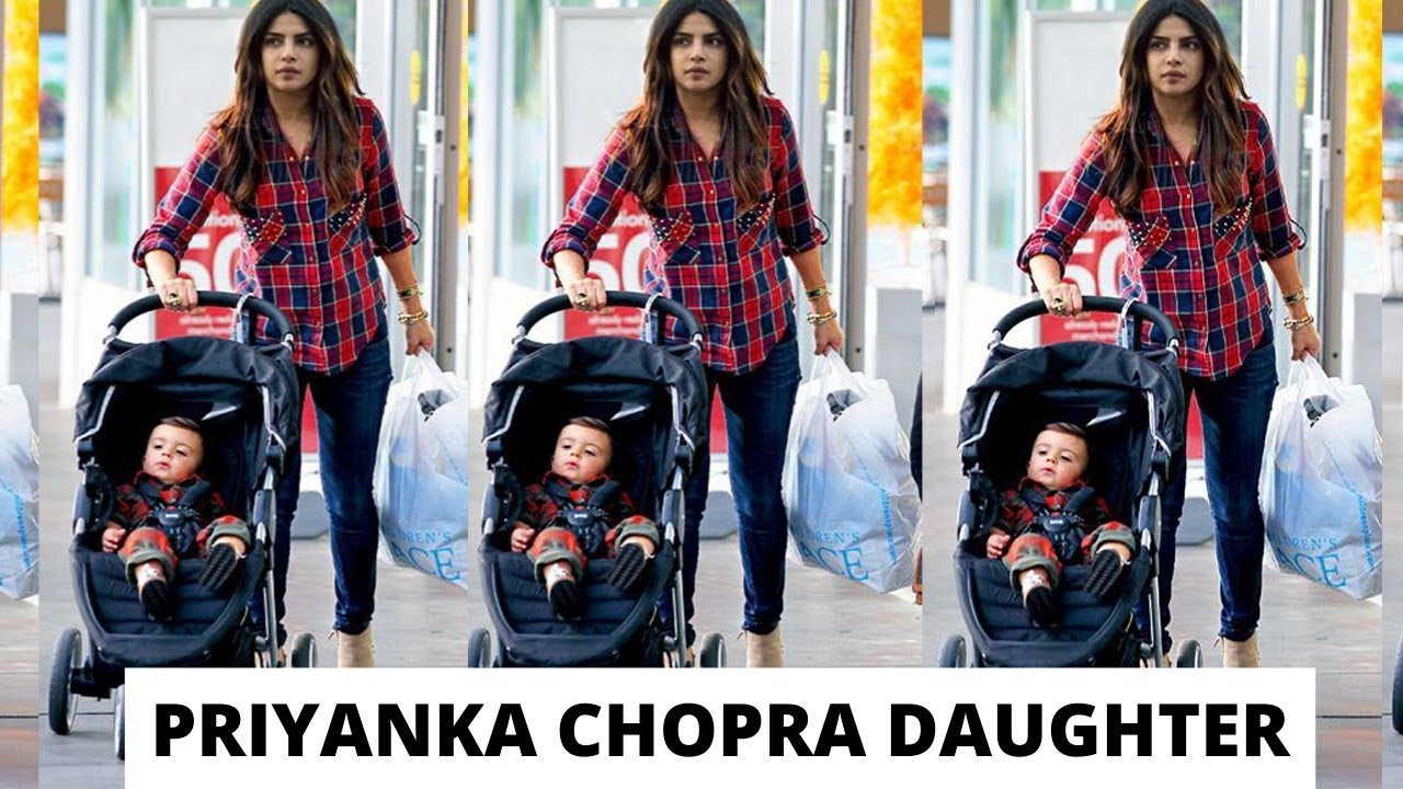 Priyanka Chopra Daughter Malti Marie Enjoying In Stroller With Mummy
