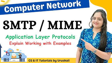 CN 31 : SMTP & MIME | Working with Examples | Application Layer Protocols