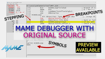 MAME Debugger with original source code