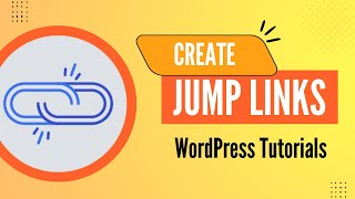 How To Create Jump Links In WordPress - Without Plugin