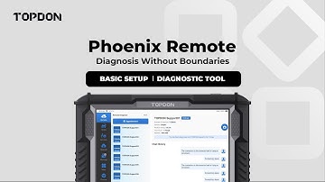 TOPDON | Phoenix Remote | Basic Setup | Diagnostic Tool