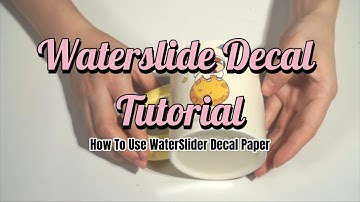 Waterslide Decal Tutorial | Waterslide Decal | How To Apply Waterslide Decals | A-SUB® Paper#asub
