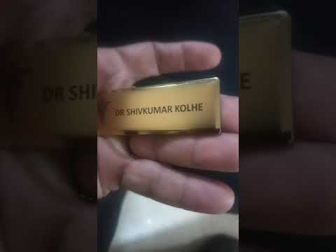 Gold Metal Doctor Badge Art Edc Automobile