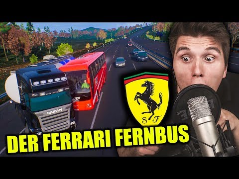 Der FERRARI Fernbus ✪ Fernbus Simulator mit Lenkrad