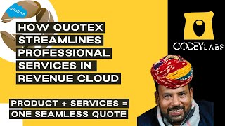 Quotex The Ultimate Pro Services Scoping Quoting Extension For Salesforce Revenue Cloud