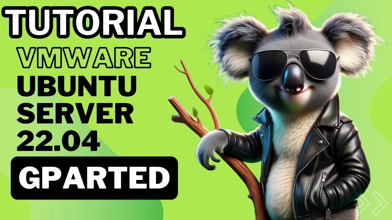 VMWARE 17 + UBUNTU SERVER 22.04 + GPARTED - YouTube