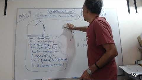 Differentiation - Maxima/Minima (Day 7) IGCSE Add Maths 0606 Review
