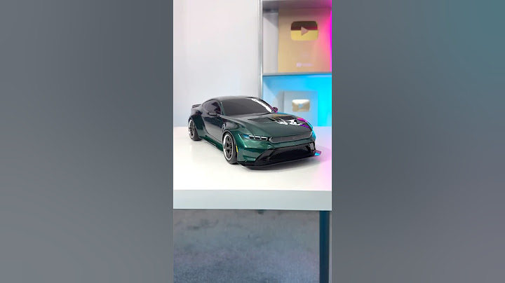 RC Drift Mustang! This is the rear wheel drive Traxxas 4-Tec Drift.