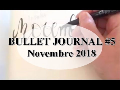 Bullet Journal 5 Novembre 18 Youtube