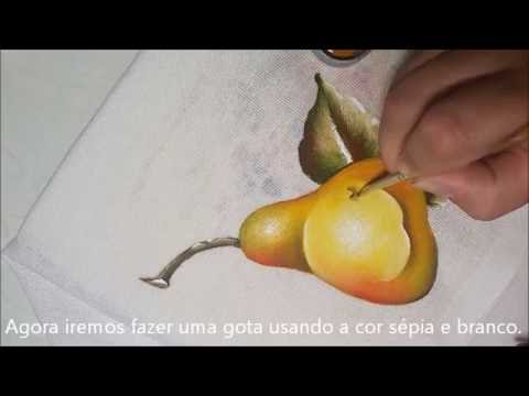 Pintando peras com tinta aquarela e a importância do planejamento