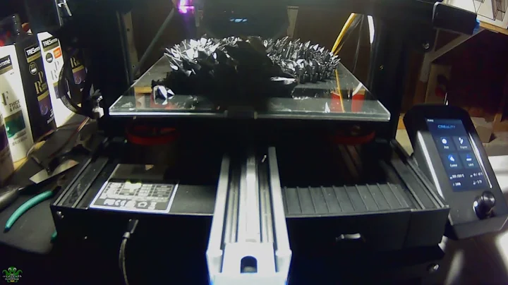 Articulated Crystal Dragon 3d Print Timelapse