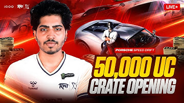 50K UC PORSCHE CRATE OPENING | iQOORNTXNinjaJOD is LIVE | #iQOO15