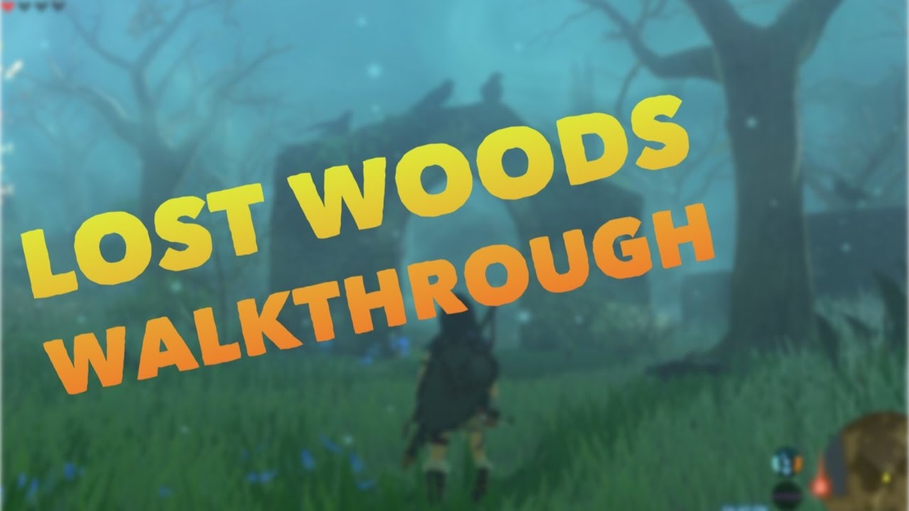 Breath Of The Wild Lost Woods Walkthrough Youtube