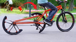 Just a Normal Bike Math: 0.5 х 2 = 1 Wheel by hand