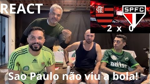 REACT - Flamengo 2x0 São Paulo / Brasileirão / Melhores Momentos