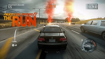 NFS the Run Starting Scene | NFS Run Position 205 | NFS Run Stage 1 | NFS Run Altamont Pass Rd