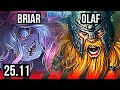 BRIAR vs OLAF (TOP) | EUNE Grandmaster | 25.11