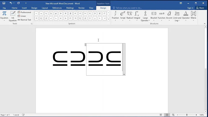 How to type Subset of or Equal to and Superset of or Equal to symbols in Word