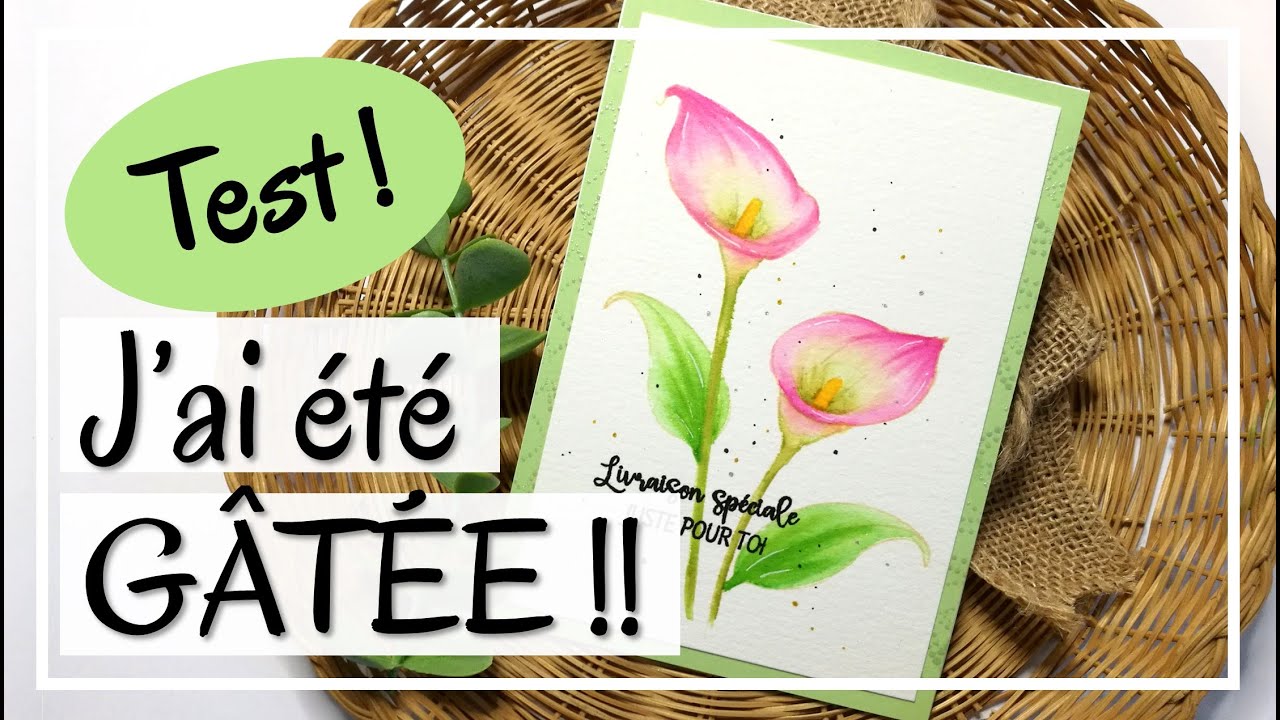Je teste des PRODUITS OHUHU !! Et une petite carte AQUARELLE pour le plaisir ! DIY Carterie