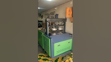 FULL AUTOMATIC PAPER PLATE MACHINE LATEST MODEL #business #paperplatemakingmachine #businessideas