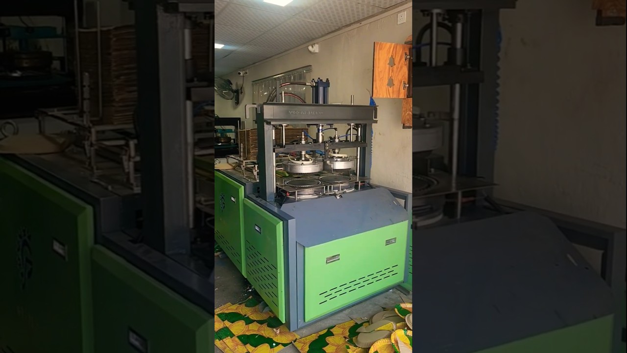 FULL AUTOMATIC PAPER PLATE MACHINE LATEST MODEL #business #paperplatemakingmachine #businessideas