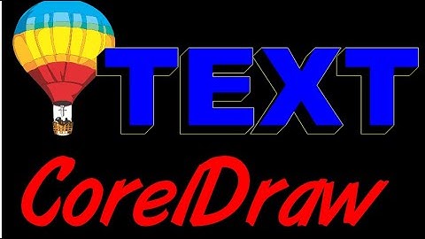 Corel Draw Tips & Tricks Cut line around a Text with a Drop Shadow