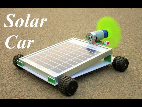 How To Make A Solar Car - Powered Car