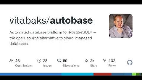 GitHub - vitabaks/autobase: Automated database platform for PostgreSQL® — the open-source alterna...