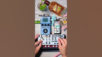 What does rum sound like? | Minibar Pedal + Volca Modular　#shorts