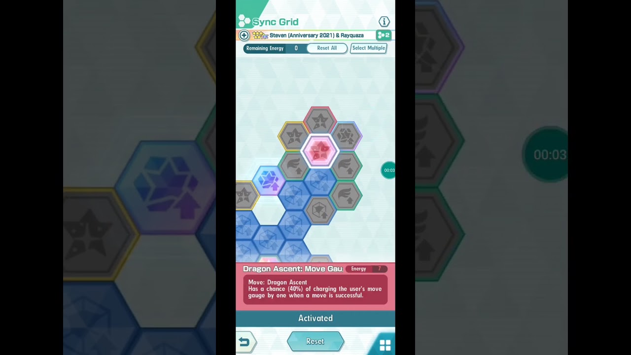 Pokemon Masters Ex Anniversary Steven 3/5 and Sync Grid